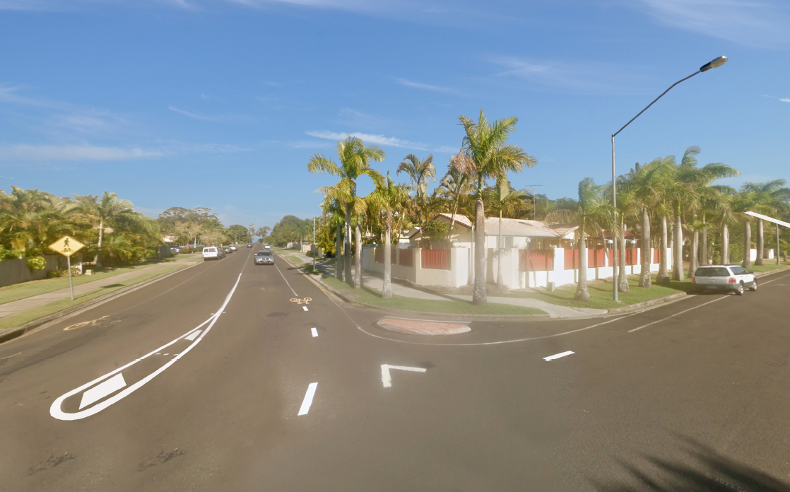 Before: Existing south west view of Molakai Dr and Lady Musgrave Dr, Mountain Creek